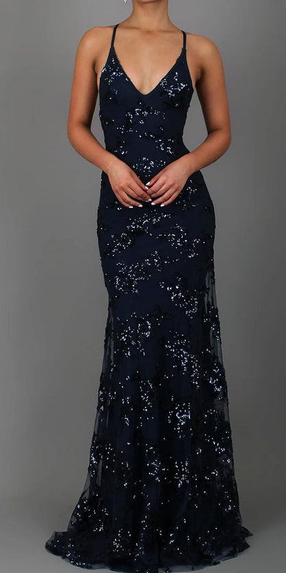Mermaid Popular Spaghetti Straps Silver Red Elegant Fashion Party Evening Long Prom Dresses PD043